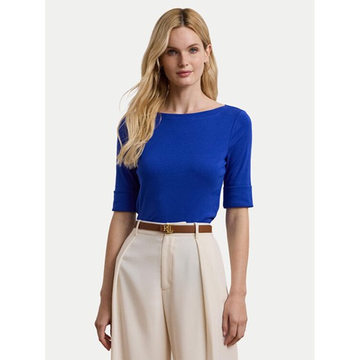 LAUREN RALPH LAUREN Bluzka 200654963185 Niebieski Slim Fit XS MODIVO
