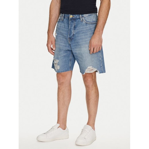 Jack&Jones Szorty jeansowe Tony Cooper 12255116 Niebieski Loose Fit ze sklepu MODIVO w kategorii Spodenki męskie - zdjęcie 182756114