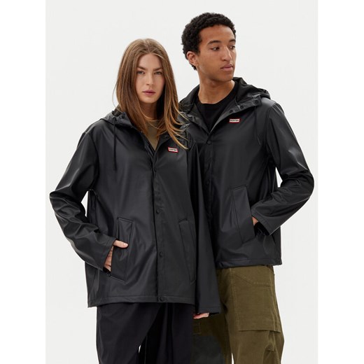 Hunter Kurtka przeciwdeszczowa Izzy Unisex HARU0012251 Czarny Regular Fit ze sklepu MODIVO w kategorii Kurtki męskie - zdjęcie 182756133