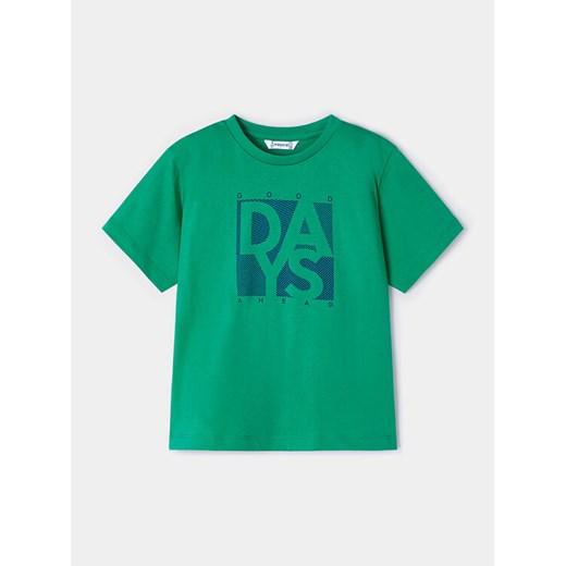 Mayoral T-Shirt 170 Zielony Regular Fit ze sklepu MODIVO w kategorii T-shirty chłopięce - zdjęcie 182756182