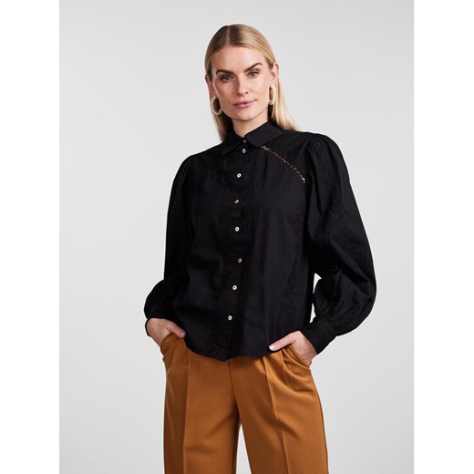YAS Koszula 26027480 Czarny Regular Fit ze sklepu MODIVO w kategorii Koszule damskie - zdjęcie 182756221