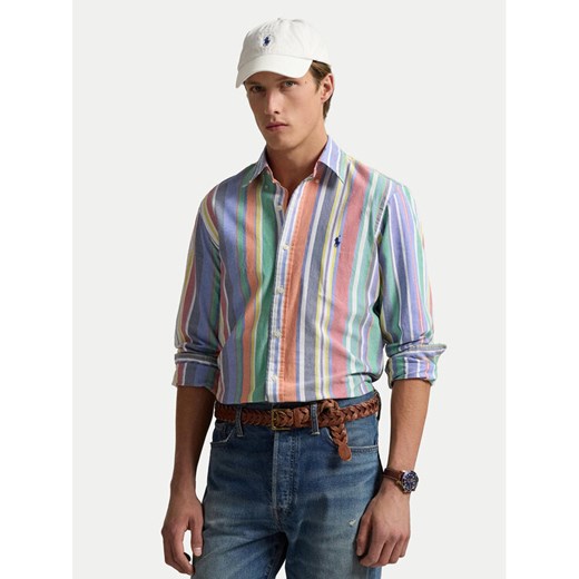 Polo Ralph Lauren Koszula 710968964001 Kolorowy Custom Fit ze sklepu MODIVO w kategorii Koszule męskie - zdjęcie 182756241