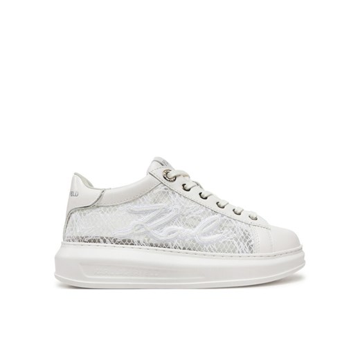 KARL LAGERFELD Sneakersy Kapri KL62511F Biały ze sklepu MODIVO w kategorii Buty sportowe damskie - zdjęcie 182756270
