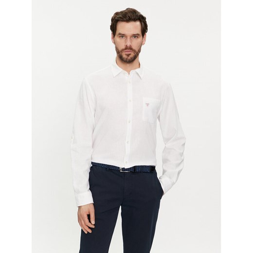 Guess Koszula F4GH00 WG3L0 Biały Regular Fit ze sklepu MODIVO w kategorii Koszule męskie - zdjęcie 182756344