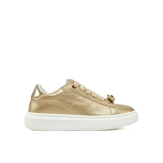 Calvin Klein Jeans Sneakersy Low Cut Lace-Up Sneaker V4A9-83046-1322 M Złoty ze sklepu MODIVO w kategorii Buty sportowe dziecięce - zdjęcie 182756514