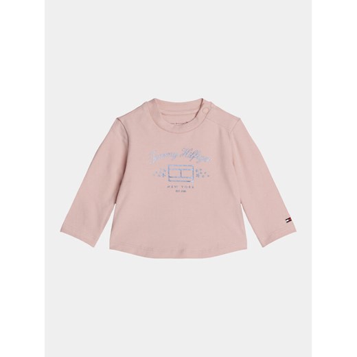 Tommy Hilfiger Bluzka KN0KN01917 Różowy Regular Fit ze sklepu MODIVO w kategorii Kaftaniki i bluzki - zdjęcie 182756540