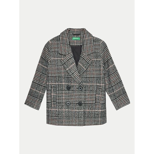 United Colors Of Benetton Płaszcz przejściowy 2SNQCN04S Szary Regular Fit ze sklepu MODIVO w kategorii Płaszcze dziewczęce - zdjęcie 182756571