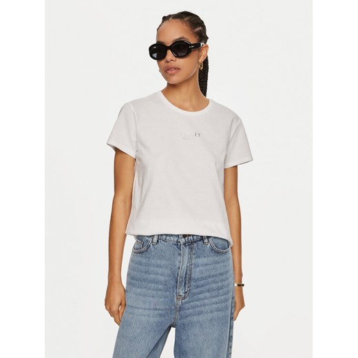 TWINSET T-Shirt 242TP2321 Biały Relaxed Fit ze sklepu MODIVO w kategorii Bluzki damskie - zdjęcie 182756584