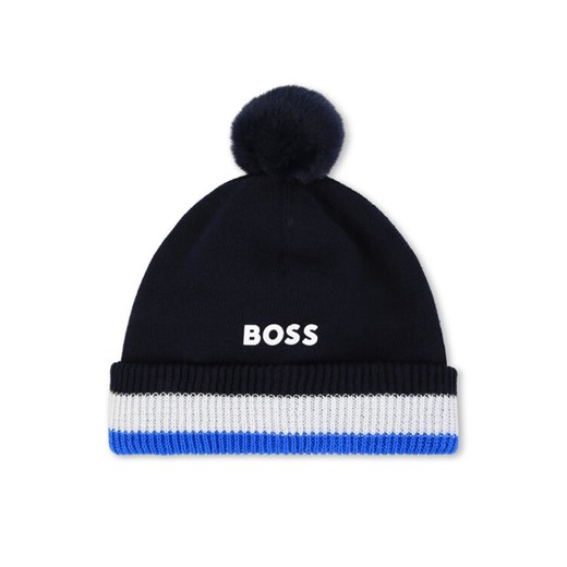 Boss Czapka J01148 Granatowy ze sklepu MODIVO w kategorii Czapki dziecięce - zdjęcie 182756594