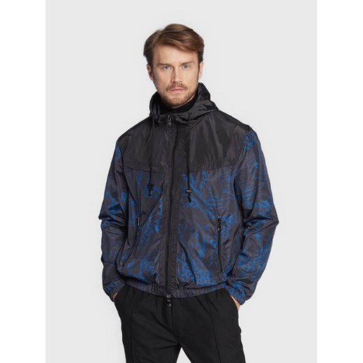 J.Lindeberg Kurtka przejściowa Stewie Animal Print FMOW07326 Czarny Regular Fit ze sklepu MODIVO w kategorii Kurtki męskie - zdjęcie 182756602