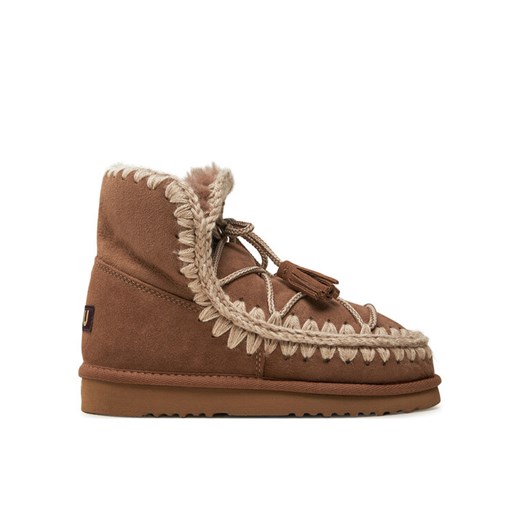 Mou Śniegowce Eskimo Scoubidoo Lace FW101124A Brązowy ze sklepu MODIVO w kategorii Śniegowce damskie - zdjęcie 182756661