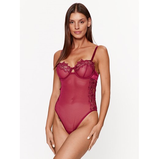 Guess Body O3BM05 KBX60 Różowy ze sklepu MODIVO w kategorii Body damskie - zdjęcie 182756674