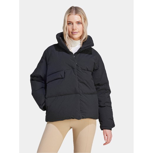 adidas Kurtka puchowa Big Baffle IK3166 Czarny Loose Fit ze sklepu MODIVO w kategorii Kurtki damskie - zdjęcie 182756721