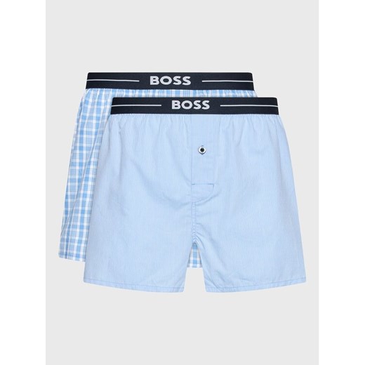 Boss Komplet 2 par bokserek Nos 50480056 Błękitny ze sklepu MODIVO w kategorii Majtki męskie - zdjęcie 182756731