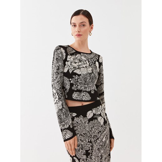 TWINSET Sweter 232TP3691 Czarny Regular Fit ze sklepu MODIVO w kategorii Swetry damskie - zdjęcie 182756754