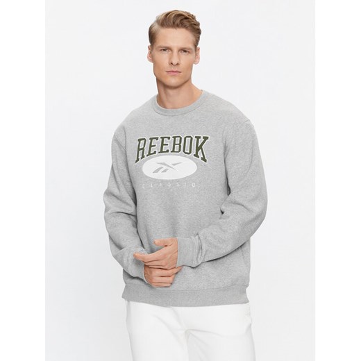 Reebok Bluza Archive Essentials IM1532 Szary Regular Fit ze sklepu MODIVO w kategorii Bluzy męskie - zdjęcie 182756874
