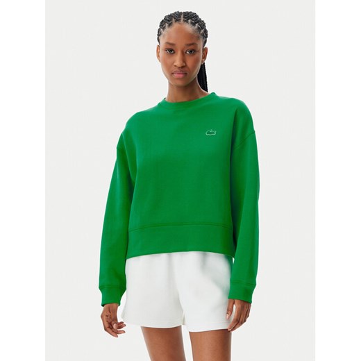 Lacoste Bluza SF5614 Zielony Oversize ze sklepu MODIVO w kategorii Bluzy damskie - zdjęcie 182756932