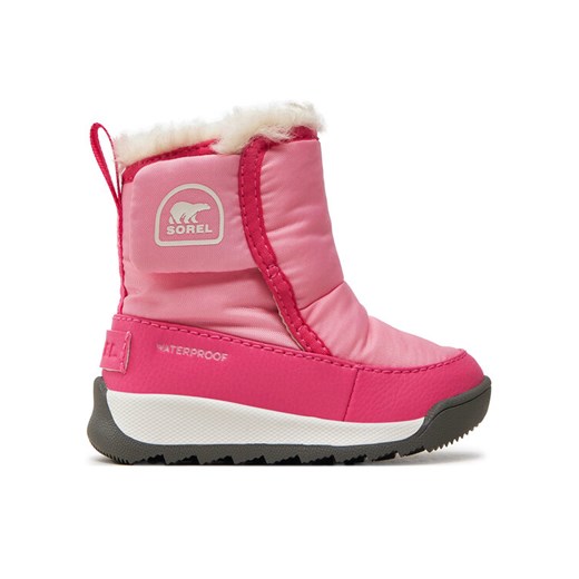 Sorel Śniegowce Whitney™ II Plus Bootie Wp 2101342691 Różowy ze sklepu MODIVO w kategorii Buty zimowe dziecięce - zdjęcie 182756954