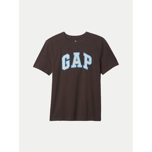 Gap T-Shirt 605364 Brązowy Regular Fit ze sklepu MODIVO w kategorii T-shirty chłopięce - zdjęcie 182757021