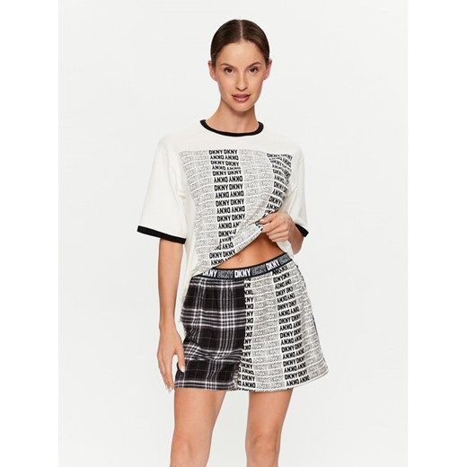 DKNY Piżama YI2522669 Kolorowy Regular Fit ze sklepu MODIVO w kategorii Piżamy damskie - zdjęcie 182757051