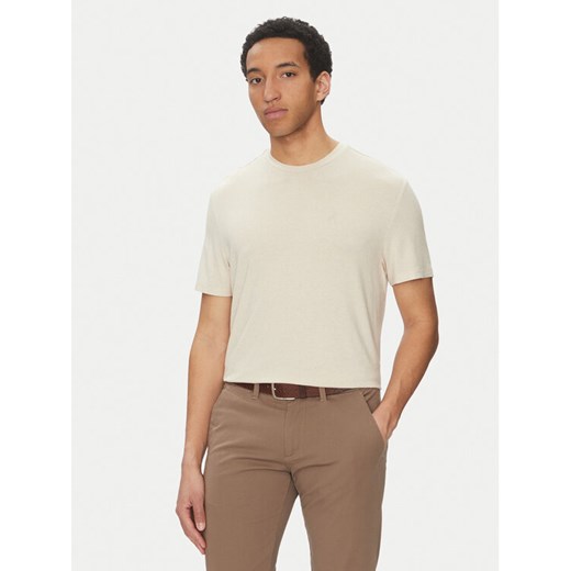 Marciano Guess T-Shirt 5GHI00 6315A Beżowy Regular Fit ze sklepu MODIVO w kategorii T-shirty męskie - zdjęcie 182757064
