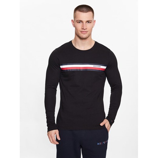 Tommy Hilfiger Longsleeve MW0MW32366 Czarny Slim Fit ze sklepu MODIVO w kategorii T-shirty męskie - zdjęcie 182757072