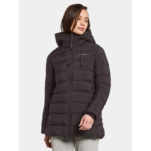 Didriksons Kurtka zimowa Gisa Wns Jkt 505031 Czarny Regular Fit ze sklepu MODIVO w kategorii Kurtki damskie - zdjęcie 182757100