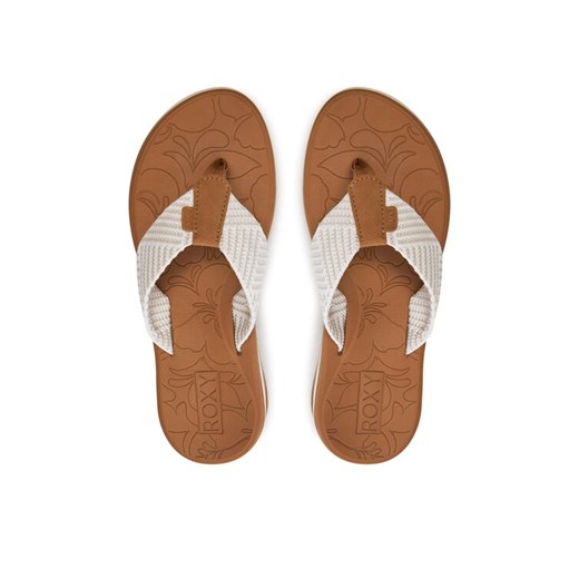 Roxy Japonki ARJL100899 Écru ze sklepu MODIVO w kategorii Klapki damskie - zdjęcie 182757111