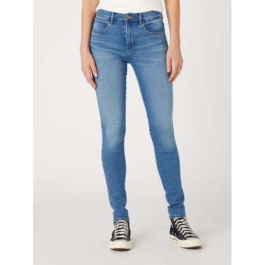 Wrangler Jeansy High Skinny 630 W27HCY37O 112332394 Niebieski Skinny Fit ze sklepu MODIVO w kategorii Jeansy damskie - zdjęcie 182757123