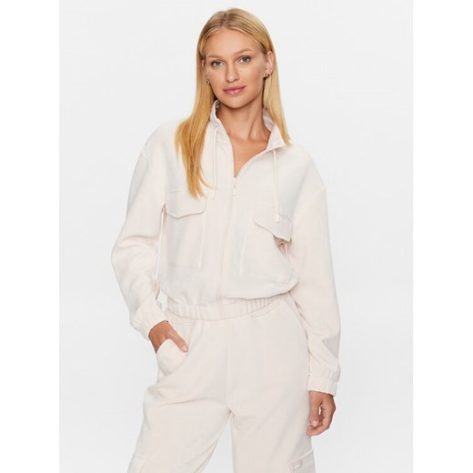 Guess Bluza V3YQ04 KBC00 Écru Relaxed Fit ze sklepu MODIVO w kategorii Bluzy damskie - zdjęcie 182757140