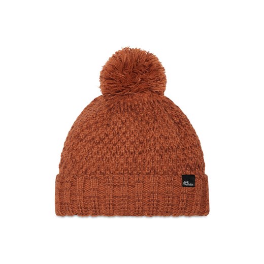 Jack Wolfskin Czapka Highloft Knit 1908011 Pomarańczowy ze sklepu MODIVO w kategorii Czapki zimowe damskie - zdjęcie 182757180