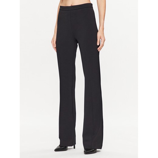 Pinko Spodnie materiałowe Spin Pantalone 101591 A0HC Czarny Regular Fit ze sklepu MODIVO w kategorii Spodnie damskie - zdjęcie 182757181