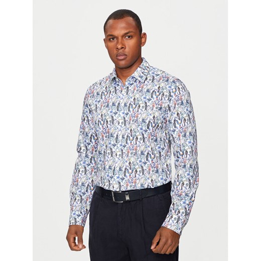 JOOP! Koszula 200Pitty 30041410 Beżowy Slim Fit ze sklepu MODIVO w kategorii Koszule męskie - zdjęcie 182757200