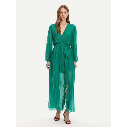 Haveone Sukienka letnia AFF-N013 Zielony Loose Fit ze sklepu MODIVO w kategorii Sukienki - zdjęcie 182757202