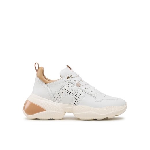 HOGAN Sneakersy HXW5680EC90LE9 Biały ze sklepu MODIVO w kategorii Buty sportowe damskie - zdjęcie 182757242