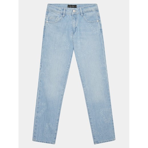 Guess Jeansy L4GA02 D45E0 Niebieski Relaxed Fit ze sklepu MODIVO w kategorii Spodnie dziewczęce - zdjęcie 182757300