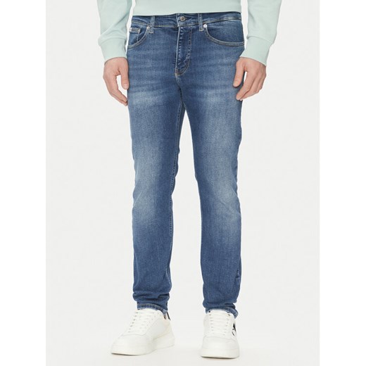 Calvin Klein Jeans Jeansy J30J327161 Niebieski Skinny Fit ze sklepu MODIVO w kategorii Jeansy męskie - zdjęcie 182757301