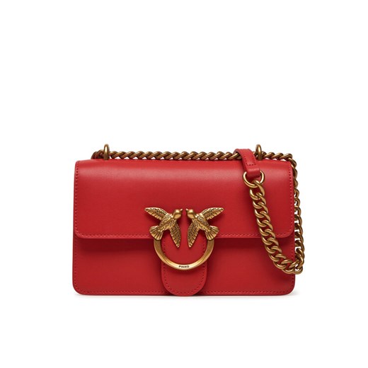 PINKO Torebka Love One Mini Dc PE 25 PCPL 00074 A0F1 Czerwony ze sklepu MODIVO w kategorii Kopertówki - zdjęcie 182757324