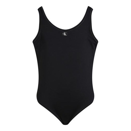 Calvin Klein Swimwear Strój kąpielowy KY0KY00099 Czarny ze sklepu MODIVO w kategorii Stroje kąpielowe - zdjęcie 182757414
