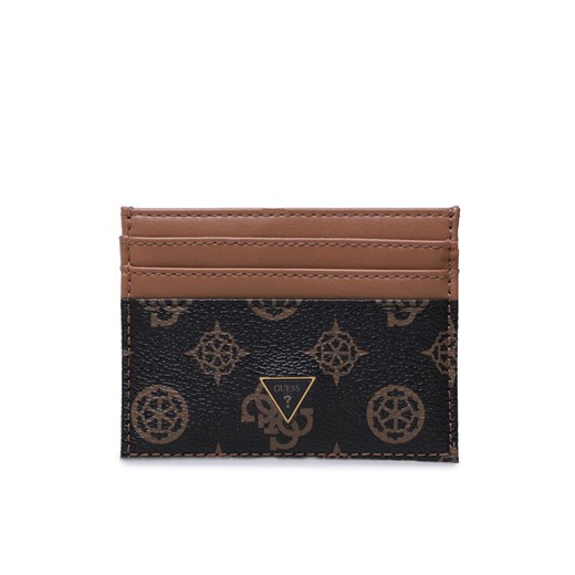 Guess Etui na karty kredytowe Peony Slg SMPEON LEA25 Brązowy ze sklepu MODIVO w kategorii Etui - zdjęcie 182757502