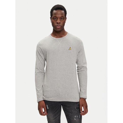 Brave Soul Longsleeve MLT-69FRANZC Szary Regular Fit ze sklepu MODIVO w kategorii T-shirty męskie - zdjęcie 182757572