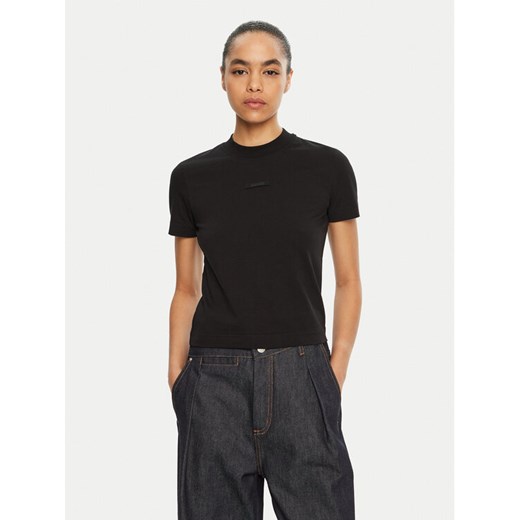 JACQUEMUS T-Shirt 24E241JS133 Czarny Regular Fit ze sklepu MODIVO w kategorii Bluzki damskie - zdjęcie 182757702
