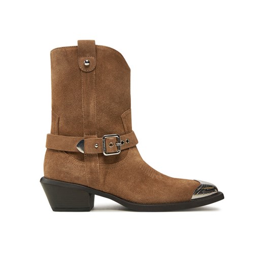 PINKO Kowbojki Tex 08 SD0197P002 Brązowy ze sklepu MODIVO w kategorii Botki - zdjęcie 182757742