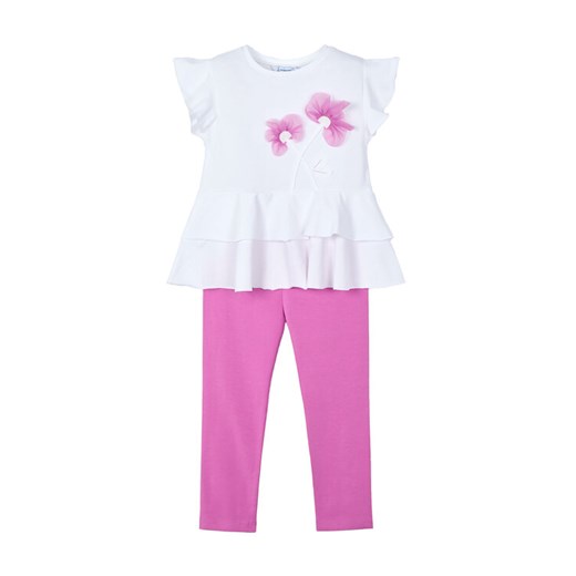 Mayoral Komplet t-shirt i legginsy 3704 Różowy Regular Fit ze sklepu MODIVO w kategorii Komplety dziewczęce - zdjęcie 182757794