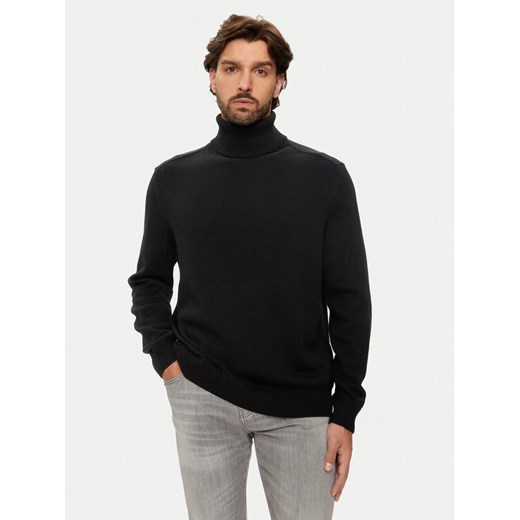 Armani Exchange Golf 6DZM1H ZM1LZ 1200 Czarny Regular Fit ze sklepu MODIVO w kategorii Swetry męskie - zdjęcie 182757862