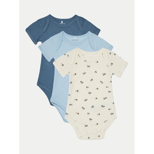 NAME IT Komplet 3 par body 13242192 Kolorowy Regular Fit ze sklepu MODIVO w kategorii Odzież dla niemowląt - zdjęcie 182757874