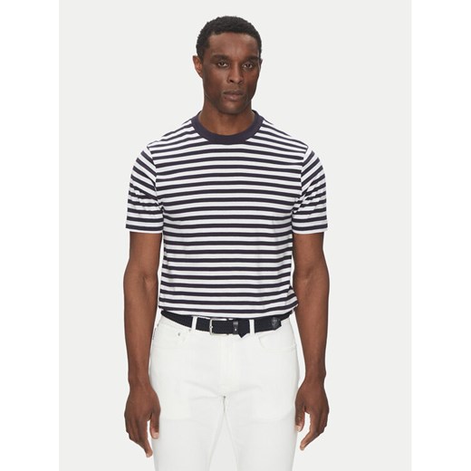Hechter Paris T-Shirt 75015 151923 Granatowy Regular Fit ze sklepu MODIVO w kategorii T-shirty męskie - zdjęcie 182757951