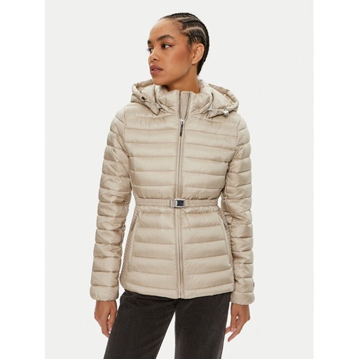 Calvin Klein Kurtka przejściowa K20K207108 Beżowy Slim Fit ze sklepu MODIVO w kategorii Kurtki damskie - zdjęcie 182757982