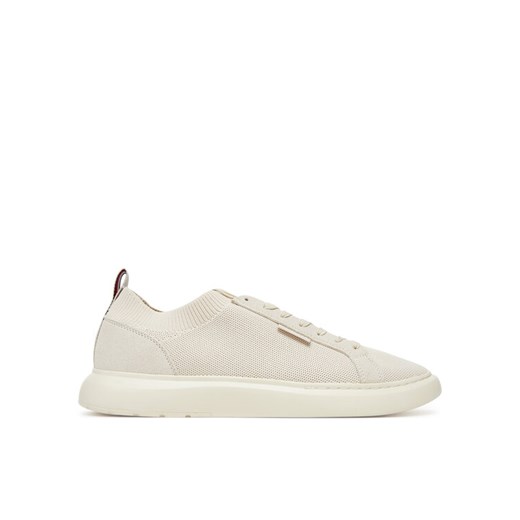 Tommy Hilfiger Sneakersy Light Cupsole Knit Seasonal FM0FM05403 Beżowy ze sklepu MODIVO w kategorii Buty sportowe męskie - zdjęcie 182758012