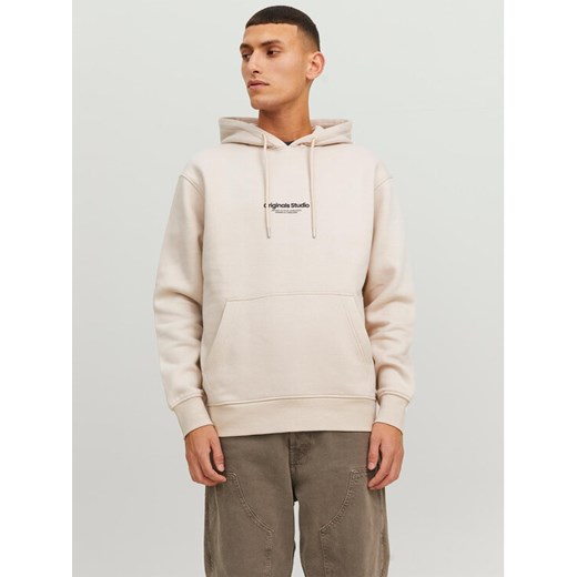 Jack&Jones Bluza Vesterbro 12241687 Écru Relaxed Fit ze sklepu MODIVO w kategorii Bluzy męskie - zdjęcie 182758022